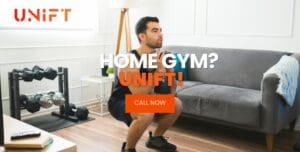 Technician repairing treadmill at home gym in Hyderabad – UNIFT service